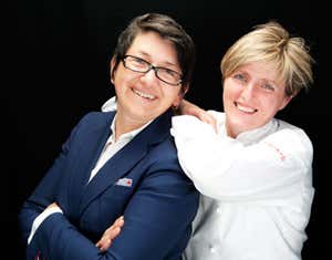 da sinistra: Sandra Ciciriello e Viviana Varese