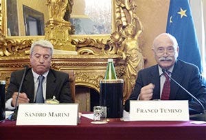 da sinistra: Sandro Marini e Franco Tumino
