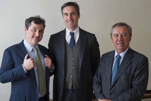 Da sinistra: Luca Marzotto (vicepresidente), Ettore Nicoletto e Gaetano Marzotto Da sinistra: Luca Marzotto (vicepresidente), Ettore Nicoletto e Gaetano Marzotto