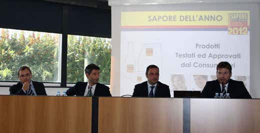 Da sinistra: Andrea Devoti, Alberto Avagliano, Roberto Cavanna e Antonio Decaro