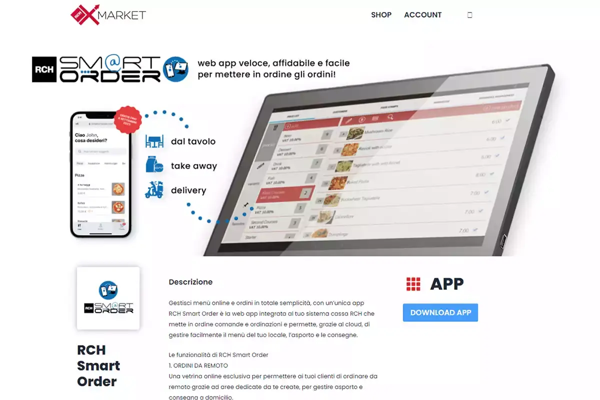 Mettere in ordine gli ordini in un attimo Sistema di cassa smart, capolavoro digitale