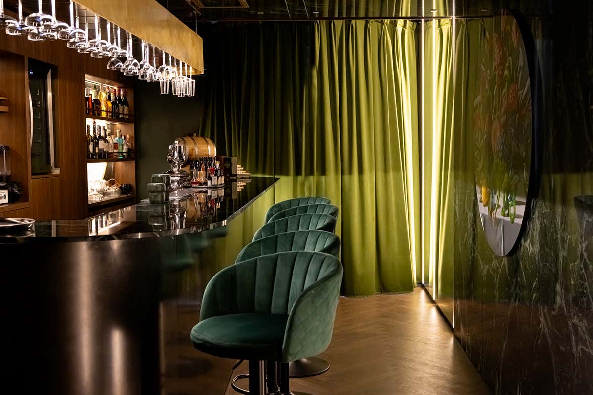 Il bancone del bar di Sea Signora