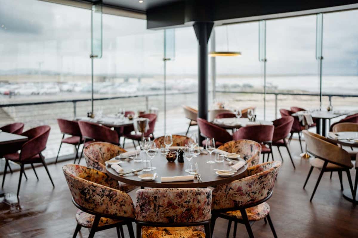 La sala interna del The Seafood Ristorante