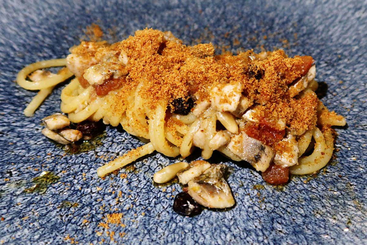 Pasta con le sarde La maestria di Salvo Campagna al Secondo Tempo di Termini Imerese