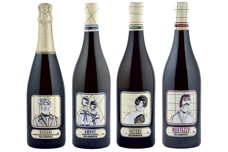 (Sella & Mosca, quattro nuove etichette Le firma Antonio Marras, tema Sardegna)