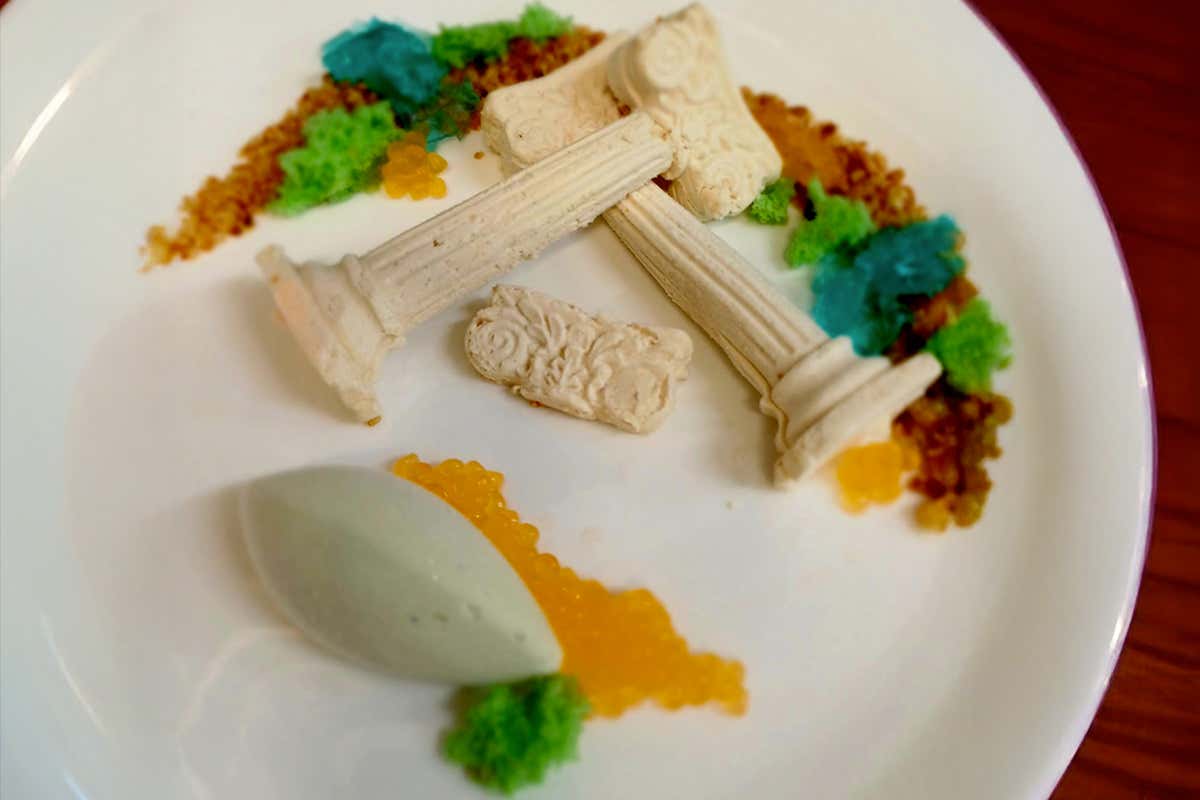 Il “Semifreddo alle mandorle” della pastry chef Concetta Marino