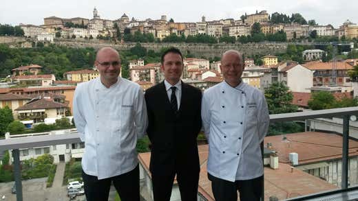 da sinistra: Giampietro Semperboni, Mirko Magoni e Davide Vigan&ograve;