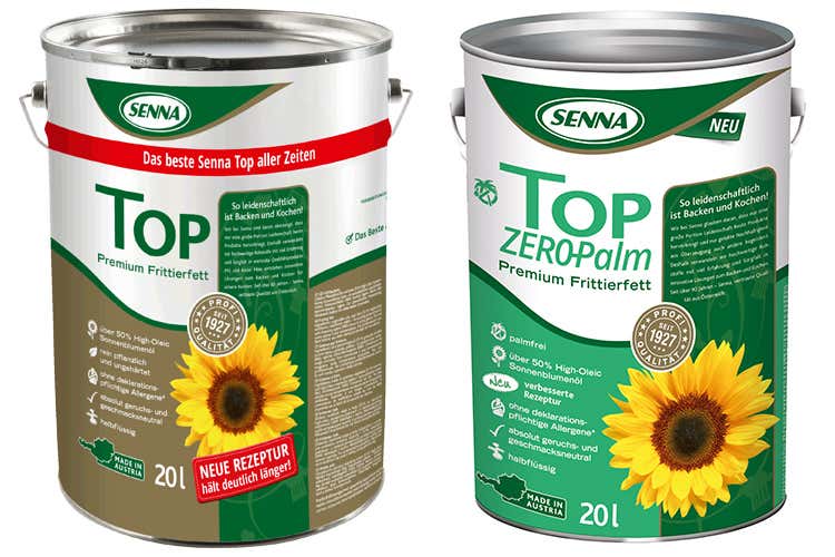 Senna Top e Senna Top Zero Palm - Senna Top Non il solito olio di girasole Senna Top e Senna Top Zero Palm - Senna Top Non il solito olio di girasole
