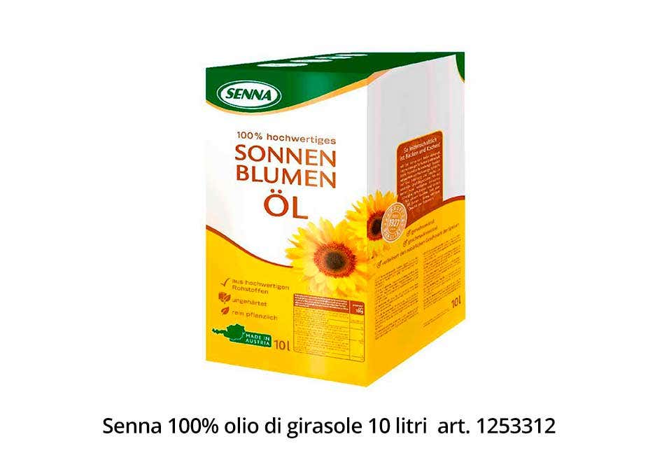 Senna 100% olio di girasole