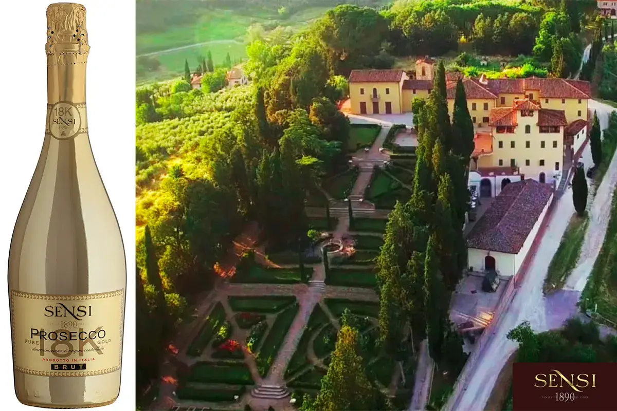 La bottiglia di 18K e l'azienda Sensi dall'alto&nbsp; Il Tribunale d&agrave; ragione a Sensi Vini: non ha copiato la bottiglia di Bottega