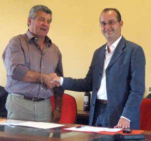 Il Presidente Benedetto Grechi e il direttore Sergio Bucci