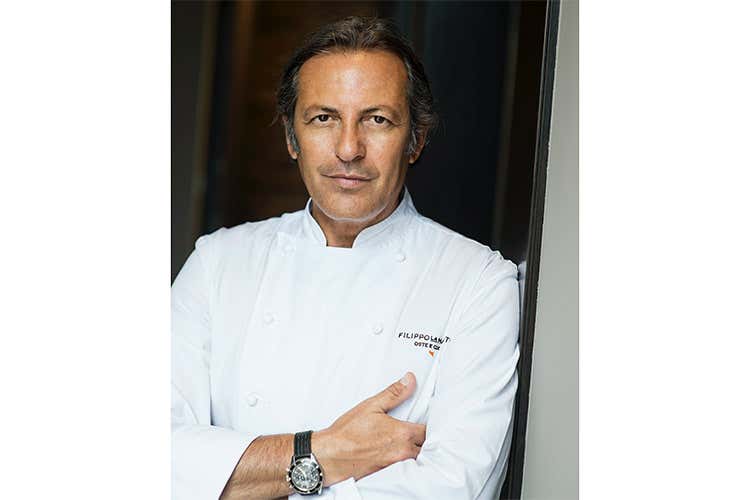 (Sfincione e bollicine a Milano La Mantia insieme a Cantine Ferrari)