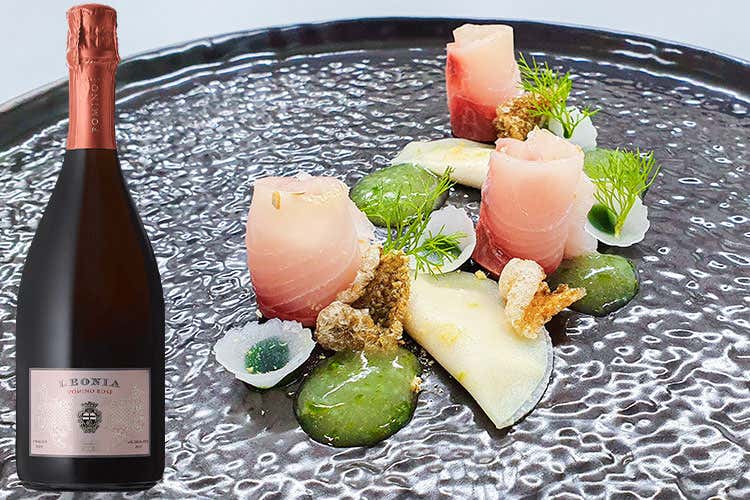 Sgombro pinna gialla, mela, topinambur &pound;$L&rsquo;Italia del vino$&pound; Frescobaldi, tra variet&agrave; e identit&agrave;