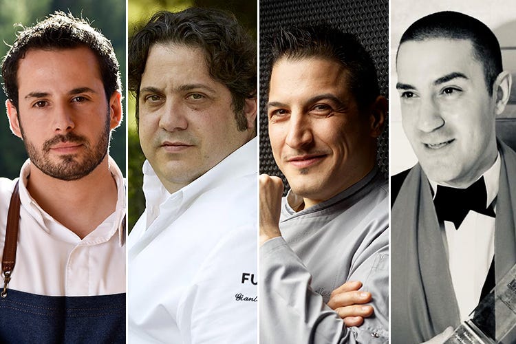 Andrea Tortora, Gianluca Fusto, Alessandro Bertuzzi e Fabrizio Fiorani (Sigep, Molino Pasini ospita un pastry chef al giorno)
