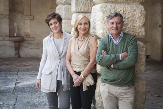 da sinistra: Silvia, Marilisa e Franco Allegrini da sinistra: Silvia, Marilisa e Franco Allegrini