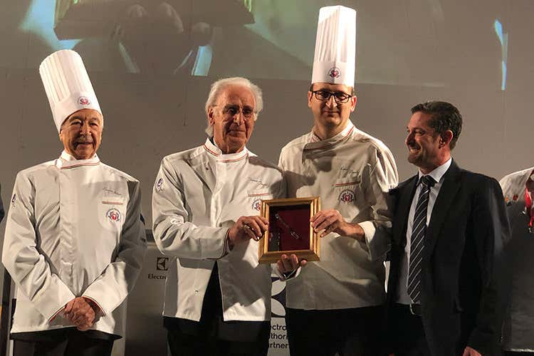 Luciano Artusi (nipote di Pellegrino Artusi), Franco Torrini, Rocco Pozzulo e Aldo Cursano (Food&Wine in Progress 11mila visitatori, il settore fa squadra)