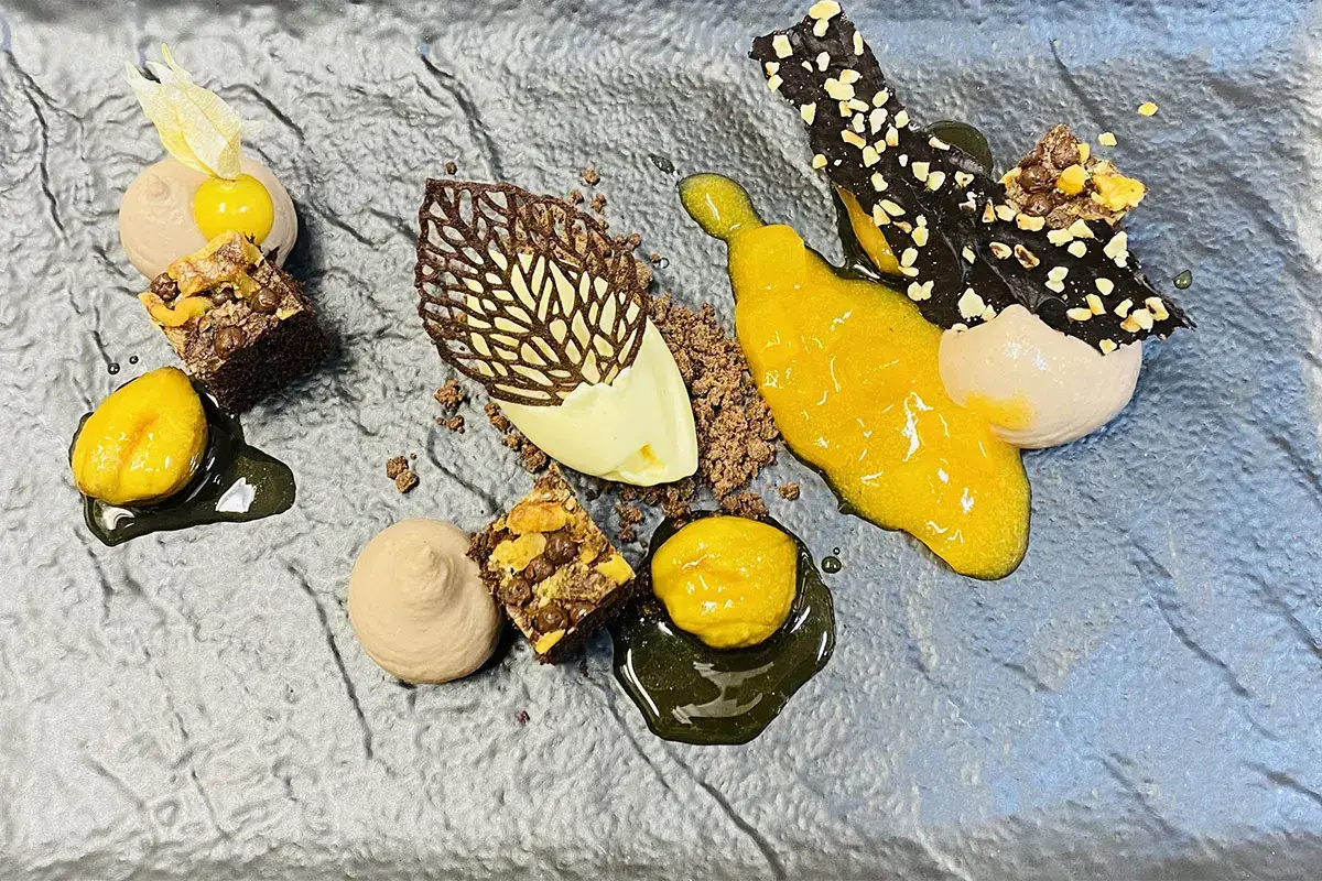 Sinfonia di castagne, cachi e rhum Sinfonia di castagne, cachi e rhum