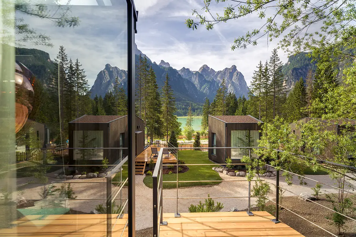 Gli Skyview Chalet (credit: Martin Lugger) Negli small hotel della Penisola, comfort e privacy per una vacanza senza assembramenti