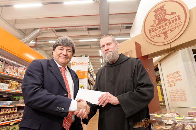 Sogegross, raccolti 30mila euro di fondi per ricostruire la Basilica di S.Benedetto Sogegross, raccolti 30mila euro di fondi per ricostruire la Basilica di S.Benedetto