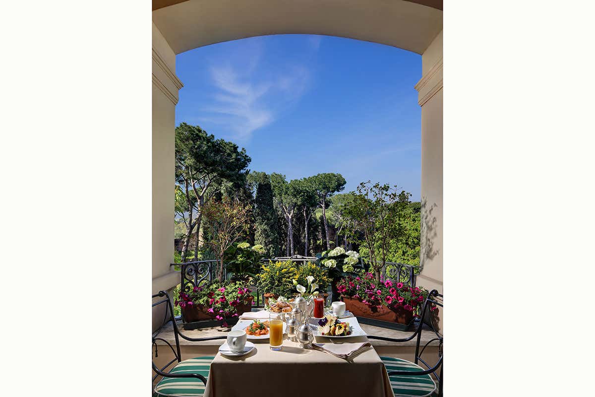 Il balcone della Junior Suite