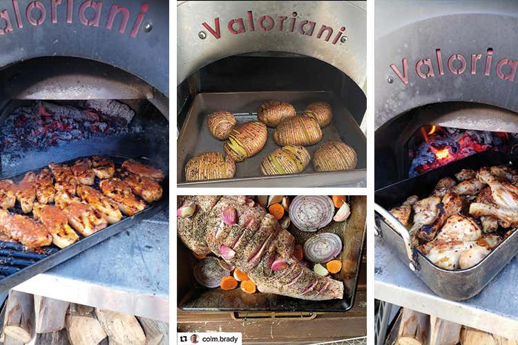 #StayHomeFireUp, sui social foto di piatti e forni Valoriani