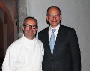 Stefan Pramstaler ed Enrico Letta