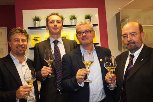 da sinistra: Stefano Cosma, Robert Princic, Fabio Giavedoni e Loris Pevere da sinistra: Stefano Cosma, Robert Princic, Fabio Giavedoni e Loris Pevere