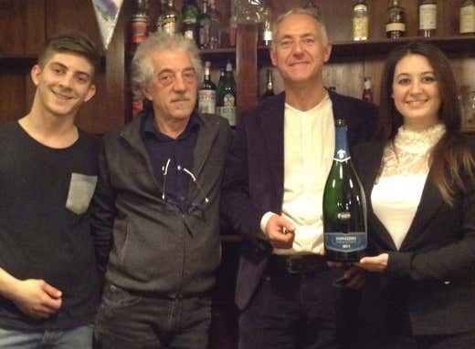 da sinistra: Stefano e Pietro Bongiorno, Ugo e Sara Vezzoli da sinistra: Stefano e Pietro Bongiorno, Ugo e Sara Vezzoli