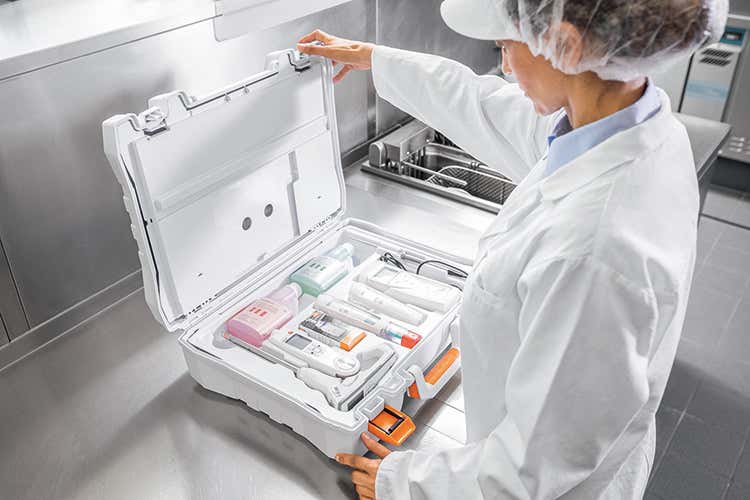 Valigia kit professionale (Strumenti di analisi all’avanguardia per gli addetti ai controlli alimentari) Valigia kit professionale (Strumenti di analisi all’avanguardia per gli addetti ai controlli alimentari)