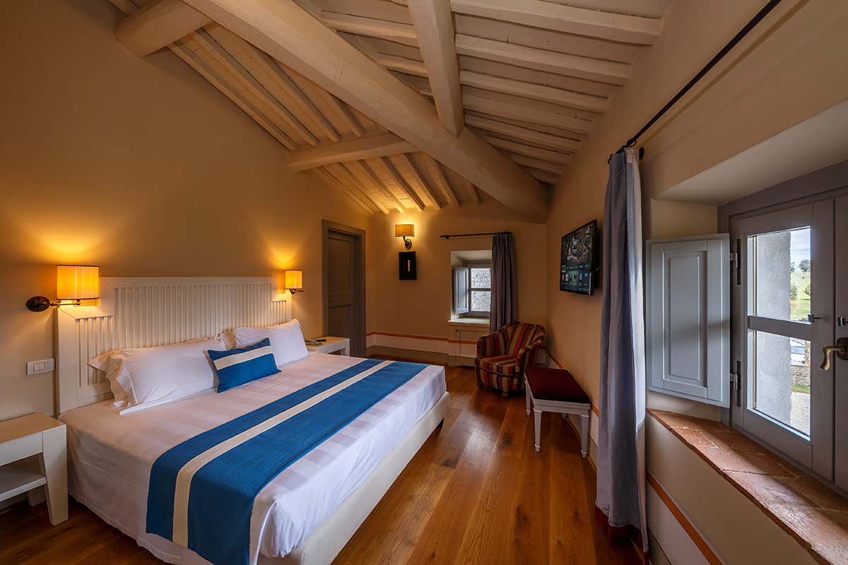 Suite. Foto: Gabriele Maria Cucolo A Pasqua nel Chianti per una festa country-chic al Borgo Scopeto