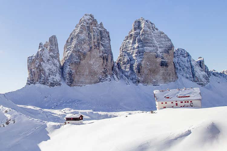 Tre Cime di Lavaredo - Sulla neve in Alto Adige Per respirare la libertà