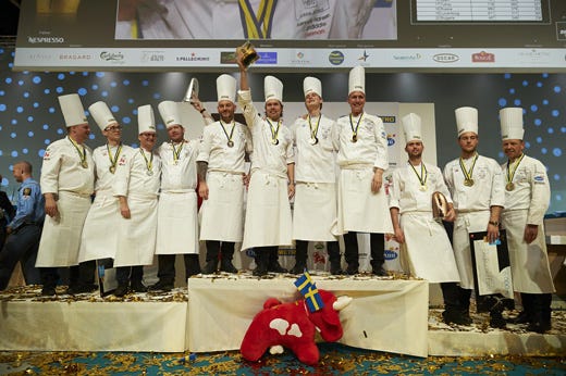 La Svezia si aggiudica il £$Bocuse d'Or$£ 
Myllymäki è “Miglior chef d'Europa”