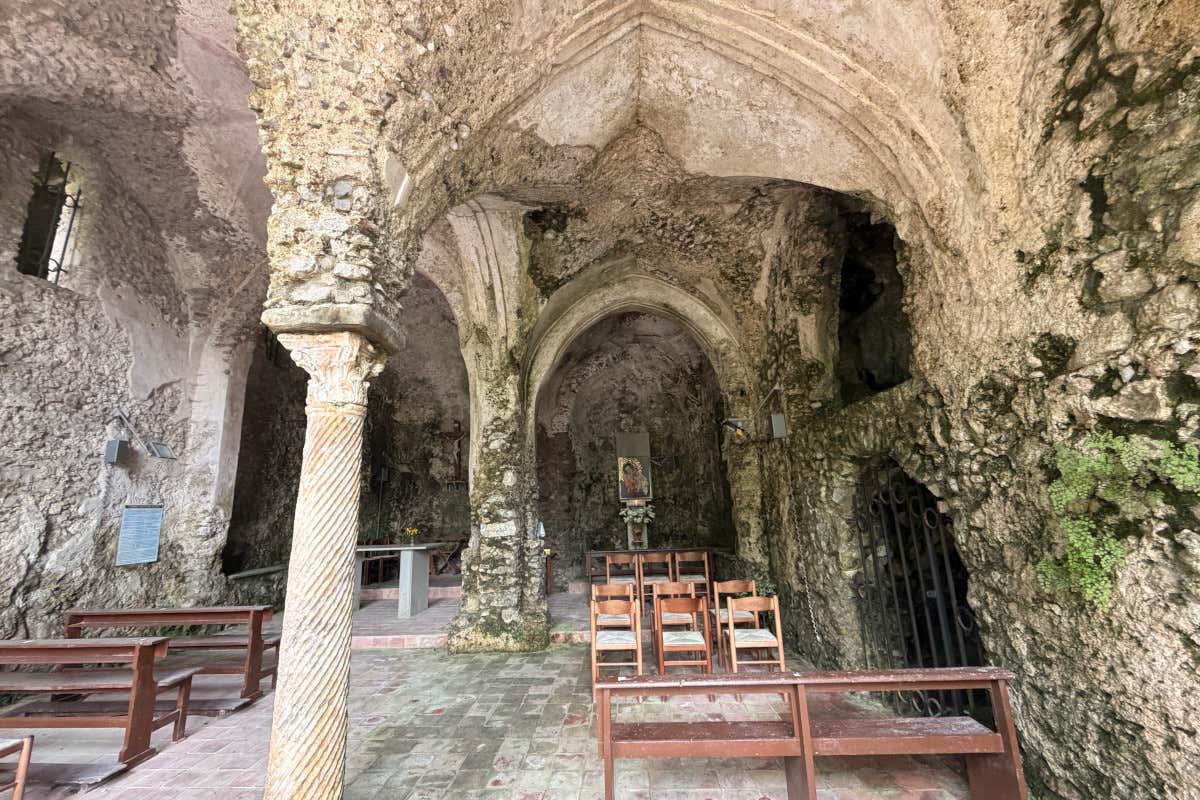 La cappella rupestre di Gete