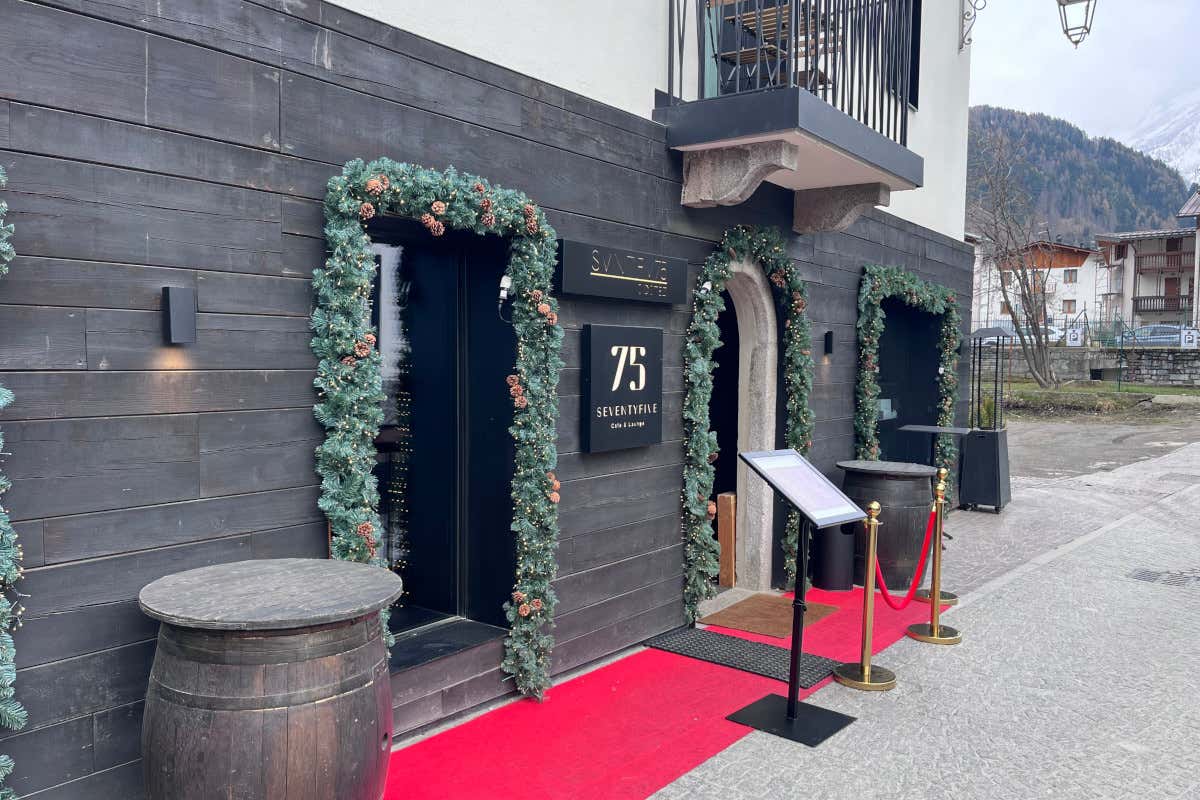 L‘ingresso del Seventyfive Costez a Ponte di Legno
