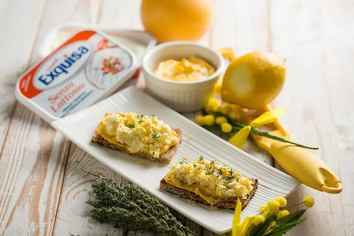Tartine mimosa&nbsp; Tartine mimosa