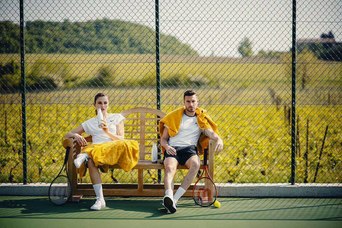 Tennis tra i vigneti del Garda: il nuovo campo panoramico di Villa Cordevigo