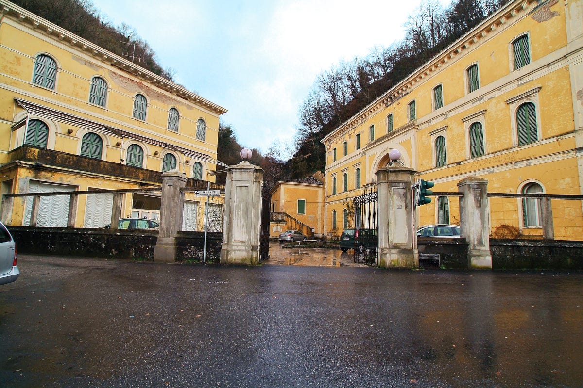 Porretta Terme, la parte alta della struttura Turismo e salute: le Terme di Porretta diventano polo nazionale per pazienti Inail
