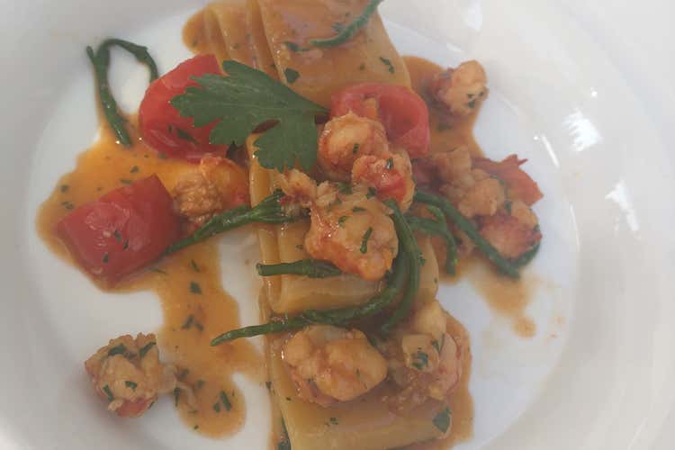 Mezzo pacchero (Terrazza Bosquet, gusto e accoglienza Dalla cucina piatti attenti all&rsquo;estetica)