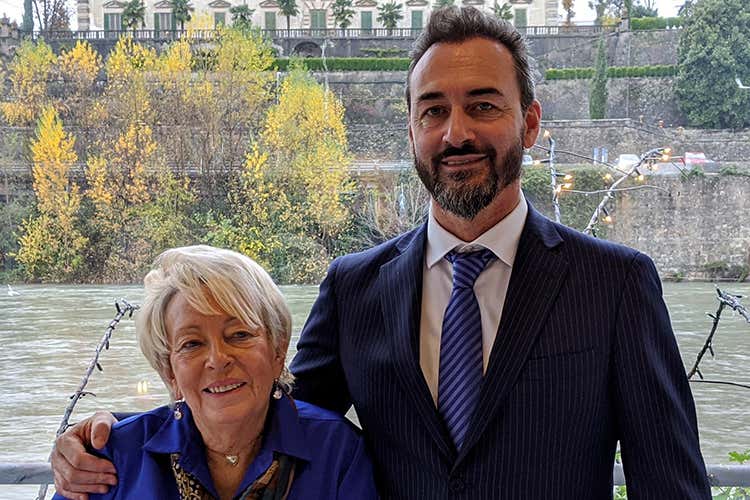 Enrica e Francesco Manzotti (Terrazza Manzotti, 4 generazioni di buona cucina con vista sull'Adda)