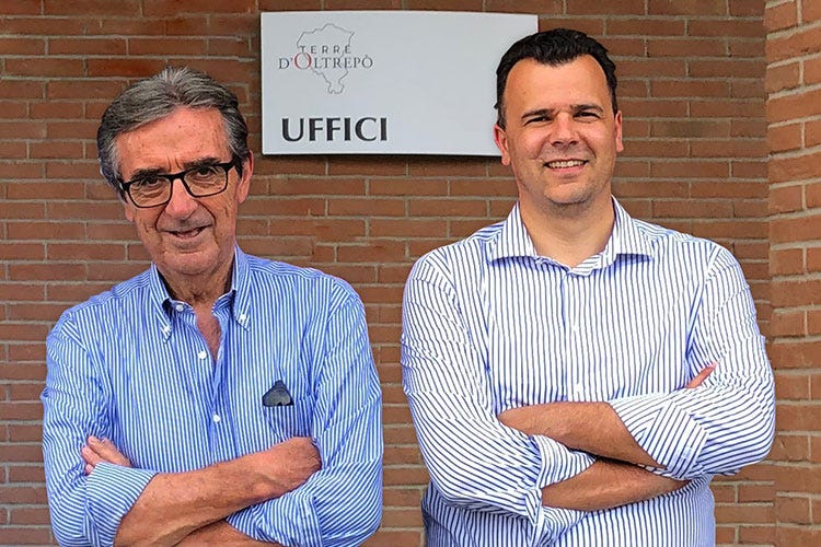 Riccardo Cotarella e Andrea Giorgi (Terre d’Oltrepò, un big nello staff Accordo raggiunto con Cotarella)