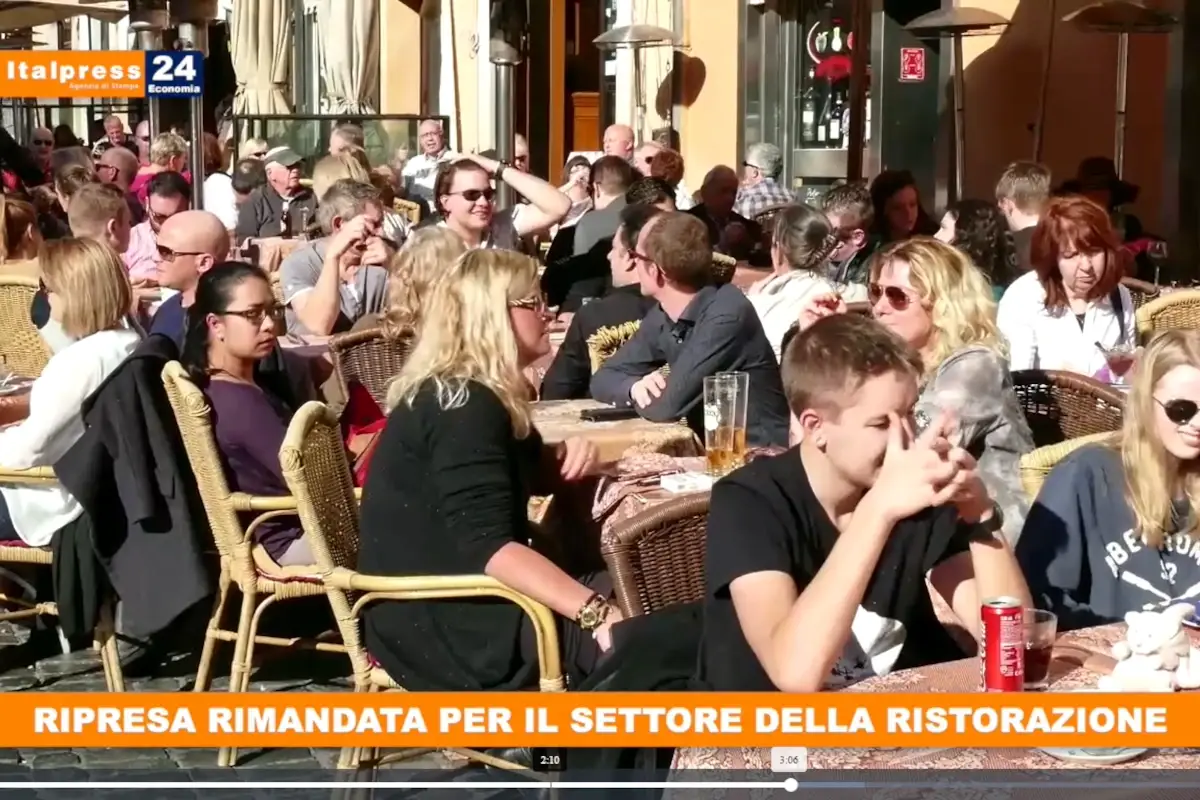[TG Economia]: Ripresa rimandata per il settore della ristorazione