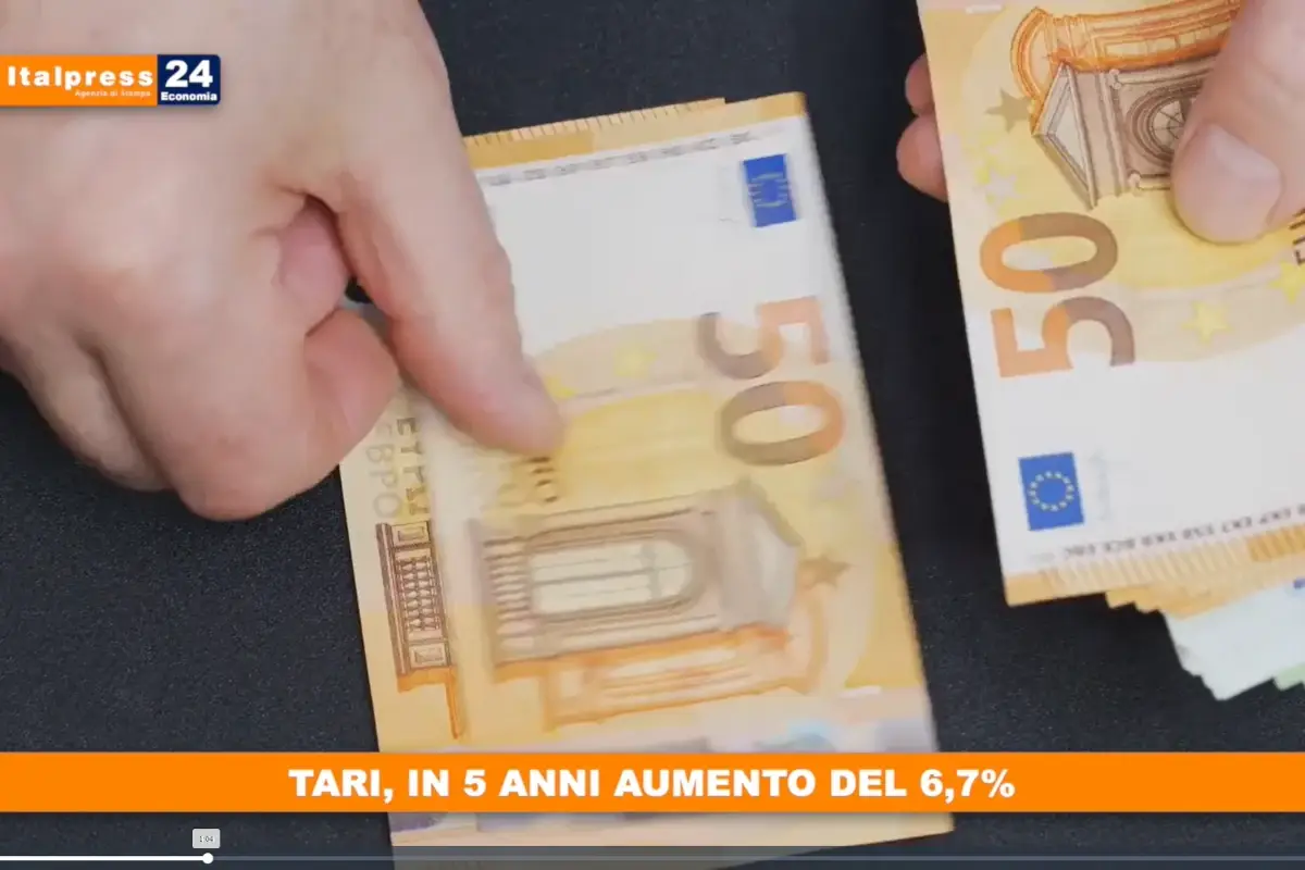 [TG Economia]: Tari, in 5 anni aumento del 6,7%