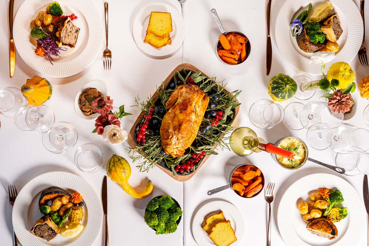 Ringraziamento a Roma: il menu dello Sky Restaurant all’Aleph Hotel