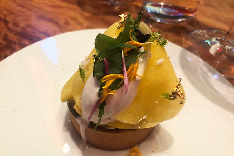 Dessert riso, mango, zenzero e cocco (Tim Butler nelle cucine di Viva Sapori thai con omaggio all&rsquo;Italia)