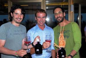 da sinistra: Tinto, Alessandro Ceci, Fede