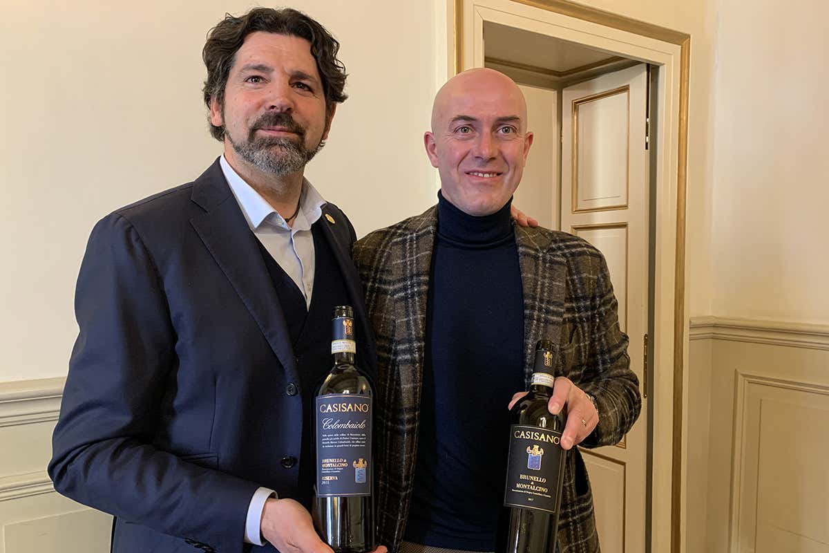 Giancarlo Tommasi ed Emiliano Falsini L’arte di Tommasi sa raccontare Montalcino Giancarlo Tommasi ed Emiliano Falsini L’arte di Tommasi sa raccontare Montalcino