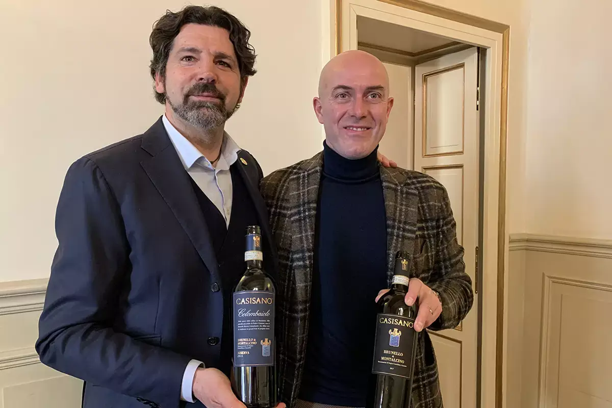 Giancarlo Tommasi ed Emiliano Falsini L&rsquo;arte di Tommasi sa raccontare Montalcino