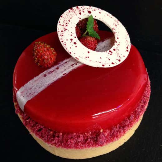 Tortino lemon curd e fragoline di bosco Tortino lemon curd e fragoline di bosco