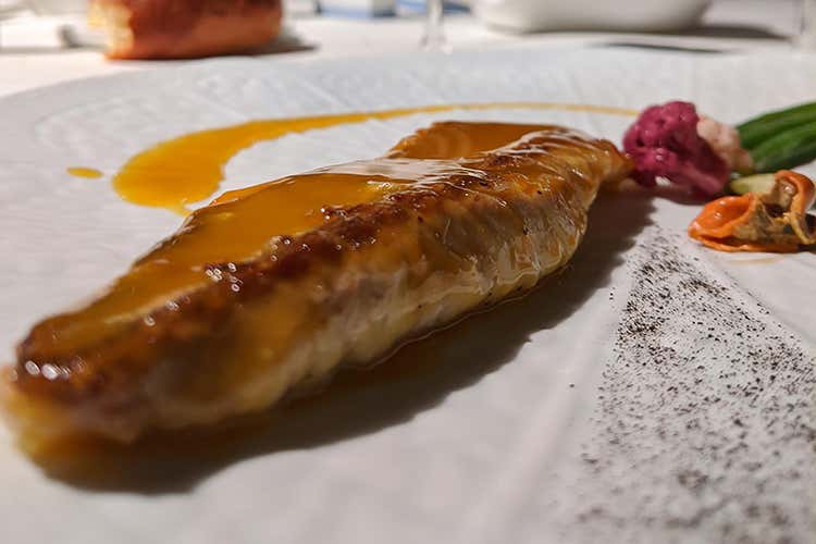 Filetto di Pezzogna - Cucina mediterranea d'autore Lo zampino di Solofra al Savoy Beach