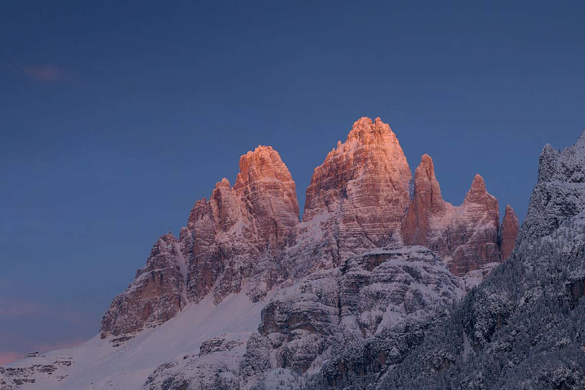 La festa della Luna Piena: l'inverno romantico sotto le Tre Cime di Lavaredo